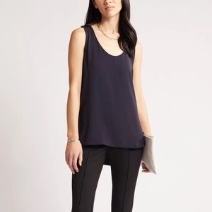 NORDSTROM Sleeveless U-Neck Top